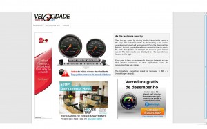 A screenshot of Teste de Velocidade