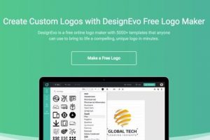 DesignEvo: A Web Tool to Create a Logo in a Few Clicks