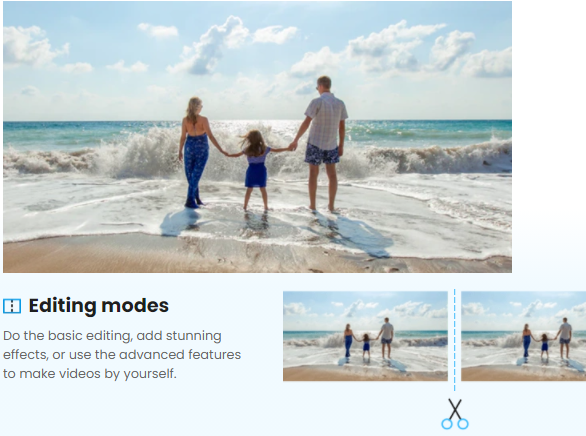 multiple editing modes
