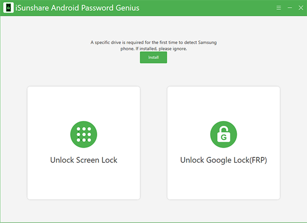 On an Android mobile phone unlock the Screen Lock 