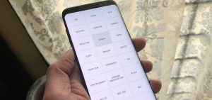 On the Samsung mobile phone, enter Dial interface