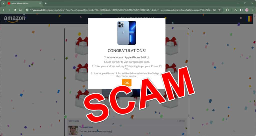 Prizechecker. com Scam